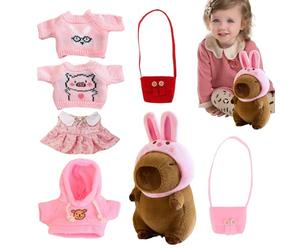 Jouet en Peluche pour Rongeur - Peluche - Compagnon de Costume - Coussin avec Portable - Coussin en Peluche pour Fille, Adulte, Anniversaire, Pâques, fête, Geste