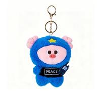 Jouet en peluche QD SD Special Forces Porc Bleu 11 cm