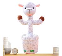 Jouet en peluche qui danse et chante - 190 g de peluches dansantes | Jouets interactifs de danse d'animaux de 12 x 36 cm pour | Jouets électriques en peluche de l'âne de la vache du lapin