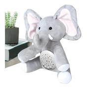Jouet en peluche relaxant - Jouet compagnon de sommeil musical avec projecteur relaxant, jouet en peluche relaxant | Sucette de sommeil en forme d'animal, lumière de respiration colorée réglable