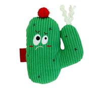Jouet en peluche résistant aux morsures d' à chat en peluche douce pour entraînement sonore interactif - Produits de soins de la bouche pour chaton d'intérieur - 15 x 11 x 4 cm
