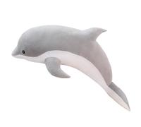 Jouet en peluche - SALALIS - Dauphin - 30 cm - Doux - Rose et Gris - Mixte