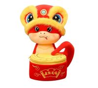 Jouet En Peluche Serpent 2025 - Poupée En Peluche Serpent Chinois, Jouet De Nouvel An Chinois Serpent En Peluche | Décoration De La Maison Douce Et Élastique Pour La Chambre Des Enfants, Les