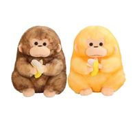 Jouet en Peluche Singe, Ami Câlin, 30 Cm, Animal en Peluche Singe, Jouet Orang-outan Doux, Design Interactif, pour Canapé, Chambre À Coucher, Table De Chevet, Chambre d'enfant