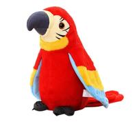 Jouet en peluche - SURENHAP - Perroquet Parleur - Répétition de voix - Matériau sûr - Cadeau idéal