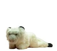 Jouet en Peluche Tigre Blanc réaliste - Grande poupée Compagnon à Fourrure Super Doux for, décor de Safari et collectionneurs