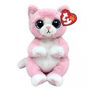 Jouet en peluche - TY - Lillibell le chat rose - 3 ans et plus - Blanc et multicolore