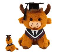 Jouet en Peluche Vache Diplômée 24,9 centimètres Figurine Bovine