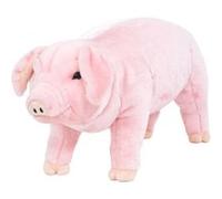 Jouet en peluche - vidaXL - Cochon rose XXL - 71 x 33 cm - Pour enfants à partir de 3 ans - Doux et câlin Rose G