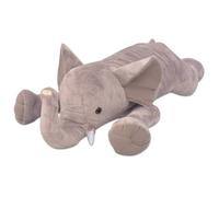 Jouet en peluche - vidaXL - Éléphant XXL - 95 cm - Gris - Pour enfants à partir de 3 ans