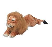 Jouet en peluche - vidaXL - Lion XXL - Marron - 138 x 39 cm - Pour enfants à partir de 3 ans
