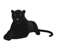 Jouet en peluche - vidaXL - Panthère XXL - Noir - 146 x 39 cm - Pour enfants à partir de 3 ans