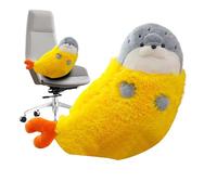 Jouet en peluchede Phoque de crevette - Oreiller en peluchede 70 cm, Coussin de de Dessin animé, Figurine en peluchedrôle à Collectionner | Oreiller Mignon en Forme de Sceau, pour Chambre à