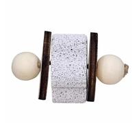 Jouet en pierre ponce pour rongeurs Nobby Pet Beige Ø 4x6,5 cm