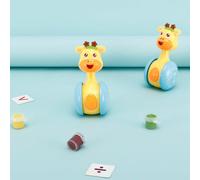 Jouet En Plastique Pour Bébé, 1 Pièce, Gobelet De Cerf Coulissant, Hochets, Jouets Pour Enfants, Apprentissage Précoce, Poupée En Plastique, Joli Cadeau