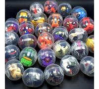 Jouet En Plastique Transparent De Capsules De Boule De Surprise Avec À L'intérieur Le Distributeur Automatique Différent De Jouet De Voiture Dans La Couleur Aléatoire De Boules D'oeufs De Shilly