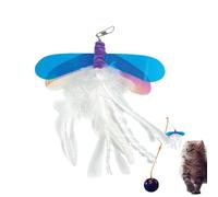 Jouet en Plumes | Cat de Cat - Chaton de de Chaton de Chaton, Accessoires pour Animaux de Compagnie de bâton de Plume Chaton interactif pour l'entraînement Physique du Chat et Le Je