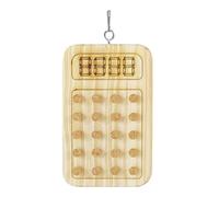 Jouet en pour Oiseaux - Articles à mâcher en Bois Naturel - Petit kit de Jeu - Pièces en et résistantes aux morsures avec Un Design sûr et Non Toxique Qui Offre des activités