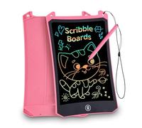 Jouet Enfant Fille,PINKCAT Cadeau Noel 2 3 4 5 6 7 8 Ans Ardoise Effacable Magique 8,5 Pouces Tablette Ecriture LCD Gribouillage et Griffonage Jouer Peinture Enfant Educatif Kids Toys