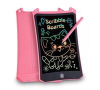 Jouet Enfant Fille,PINKCAT Cadeau Saint Valentin 2 3 4 5 6 7 8 Ans Ardoise Effacable Magique 8,5 Pouces Tablette Ecriture LCD Gribouillage et Griffonage Jouer Peinture Enfant Educatif Kids Toys