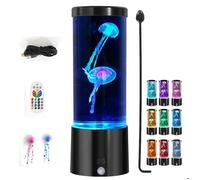 Jouet Enfant Lampe Meduse,Jellyfish Lampes à lave,17Effets de Lumière,Télécommande,pour La Maison Chambre Bureau Cadeaux