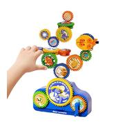 Jouet Engrenages Blocs De Construction | Set -Éducatif à Emboîtement | Coffret De Construction En Blocs - Pour Garçons et Filles, Intérieur comme Extérieur, à la Maison Chambre Salon Jardin Cour