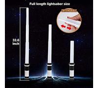 Jouet épée Lumineuse 2 en 1 avec Lames Rétractables pour Costume d'halloween, Lumières LED Lumineuses et 6 Modes Clignotants, Excellent Cadeau pour Les Enfants de 3 Ans et Plus (78