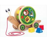 Escargot roulant avec jeu de formes Hape G
