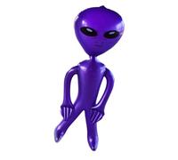 Jouet étranger gonflable d'Halloween, Jumbo Blow Up Alien, 35 pouces de thème extraterrestre gonflable Halloween décor, extraterrestre pour les fêtes, les accessoires photo