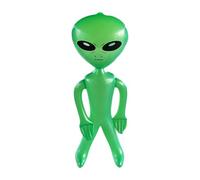 Jouet étranger gonflable d'Halloween, Jumbo Blow Up Alien, 35 pouces de thème extraterrestre gonflable Halloween décor, extraterrestre pour les fêtes, les accessoires photo