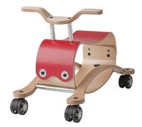 Jouet évolutif 3 en 1 - Wishbone - Flip - Bascule, trotteur et porteur - Rouge - Mixte