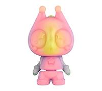 Jouet extraterrestre articulé mobile lumineux : lueur en figurine de science-fiction noire | Poupée extraterrestre d'une articulation possible, monstre spatial étirable, figurine de créature