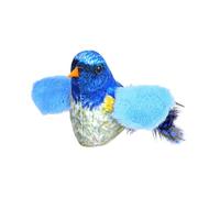 Jouet fascinant pour chat en forme d'oiseau - Jouet en peluche avec son d'oiseau - Jouet stimulant pour les chats - Qualité sûre et respectueuse de l'environnement - Jouet sonore réaliste pour chats