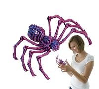 Jouet Fidget Araignée, Fidget Araignée Imprimée en 3D, Jouet de Bureau Exécutif Araignée Géante, 3D Articulé Araignée Adulte Jouet Mystère Araignée Halloween Décorations