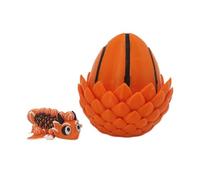 Jouet Fidget articulé - Dragon mythique réaliste, taille jumbo avec chiot , polymère bioplastique, corps multi-articulation, décorations fantaisie pour fêtes de , adolescents