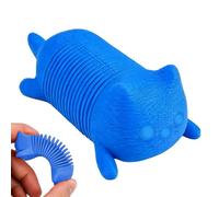 Jouet Fidget Chat à Ressort Figurine Esthétique Élastique Relaxante