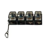 Jouet Fidget Clavier, Porte-clés De Relaxation Anti-Stress, Jouet Fidget Clavier Lumineux, Mini Clicker De Claviers À 4 Boutons, avec Lumière, Cadeau pour Garçons Filles Amis Bureau À Domicile