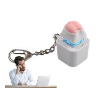 Jouet Fidget clé, Clavier Fidget Clicker - Key Cube Fidget 6 lumières | Jouets Fantaisie pour et Adultes, accrochés sur des étuis de téléphone Portable, des Sacs, des clés.