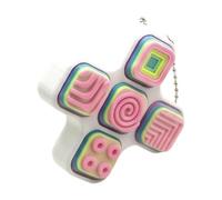 Jouet Fidget Clicker,Porte-Clés Mignon Portable au Bout du Doigt | Porte-clés Fidget Clavier | pour L'École, Le Travail, La Maison, La Voiture, L'Avion, La Chambre, Le Salon, Les Voyages, La Salle De