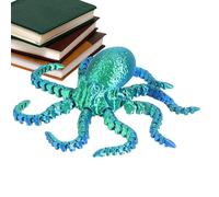 Jouet Fidget de pieuvre imprimé en , pieuvre imprimée en flexible, Modèle animal de poulpe de collection articulé Jouets de poulpe modèle Animal pour le soulagement du Stress, le plaisir sensori