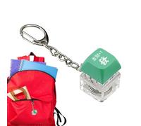 Jouet Fidget pour clavier de 6 pièces - Cube clé Fidget avec lumière, imprimé avec caractères chinois | Porte-clés Fidget anti-stress, jouets pour enfants et adultes pour détendre l' e ment