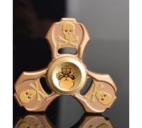 Jouet Fidget Spinner Réducteur de stress Jouet anti-anxiété pour enfants et adultes, 2-4 minutes de rotation, alliage de zinc Mate