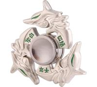 Jouet Fidget Spinner Réducteur de stress Jouet anti-anxiété pour enfants et adultes, 2 minutes de rotation, acier inoxydable R