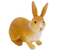Jouet Figurine Réaliste - Lapin Brun Et Blanc - Planète Des Animaux