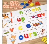 Jouet Fille 3-8 Ans, Jeux Educatif 3-8 Ans Cadeau Fille 3-8 Ans Jouet Enfant 3-6 Ans Garçon Apprendre A Lire Jeux De Societe 3-8 Ans Jouet Garcon Lettre Scrabble Classique