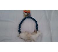 Jouet Flamant Rose Anneau Bungee Long En Peluche Blanc