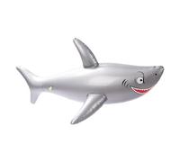 Jouet flottant gonflable en forme de requin - Jouet de gonflage de piscine et de plage, flotteur de piscine en requin amusant, décorations de fête de requin élégantes, grand requin gonflable