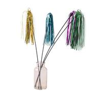 Jouet for chat en ruban coloré, baguette amusante for chaton, bâton en plastique for chats de compagnie, jouets interactifs, produits for animaux de compagnie super amusants(Random Color 10pcs)
