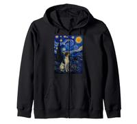 Jouet Fox Terrier Chien Van Gogh Nuit étoilée Sweat à Capuche