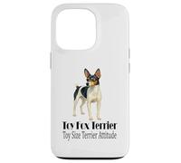 Jouet Fox Terrier pour Chien Taille Terrier Attitude Pet Citation Coque pour iPhone 13 Pro